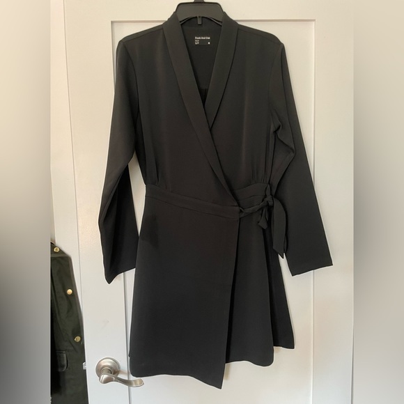 Frank & Oak The Wrap Satin Dress - Picture 6 of 9